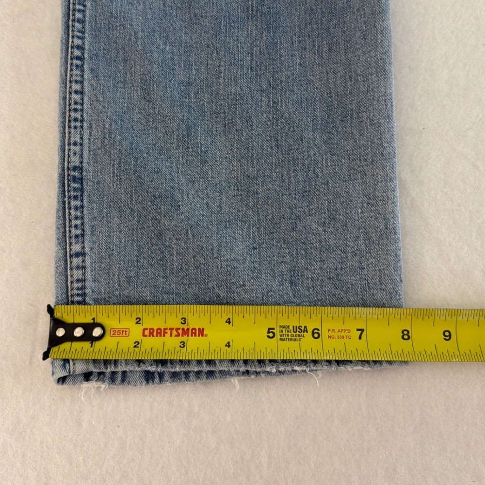 Abercrombie Kids Girls High Rise Wide Leg Jeans Medium Wash Size 13/14 Long - Picture 7 of 9